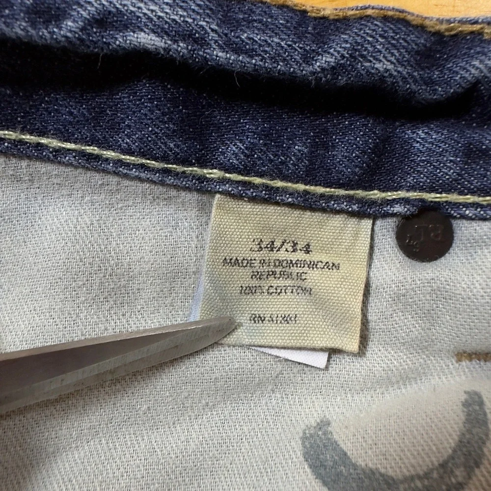 Polo Ralph Lauren‎ Jeans Classic Fit Authentic Vintage Denim Blue Jeans 34/34